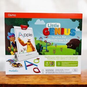 Osmo Little Genius Starter Kit for iPad 4 Game Apps Ages 3-5 Early Learning STEM
